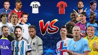 NUMBER 9'S LEGENDS VS NUMBER 10'S LEGENDS(MARADONA-MESSİ-NEYMAR-HAALAND-OSİMHEN-R9)🔥