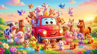 Big Red Truck Song | Vroom Vroom Nursery Rhyme for Kids | Fun Vehicles Song