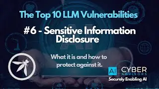 AI CyberTalk - The Top 10 LLM Vulnerabilities:  #6 Sensitive Information Disclosure