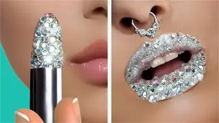 Ide MAKEUP BIBIR YANG MEMUKAU || TUTORIAL LIPSTIK UNTUK PEMULA