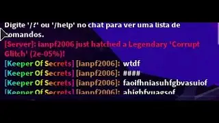 I Hatched the new SECRET! Corrupt Glitch!! BGS. In only 20 eggs! portuguese language ,_,