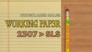 Working paper to support protest against BIR assessment undeclared sales 2307 is more than sls etm