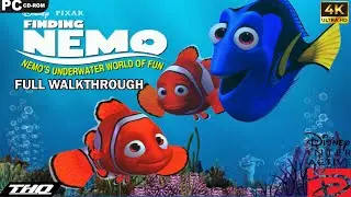 Disney Pixar Finding Nemo : Nemo's Underwater World Of Fun [PC]  -  Full Walkthrough - 4k UHD 60Fps
