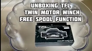 Unboxing TFL Twin Motor RC Winch with Quick Release Free Spool Function RC Crawler Extreme