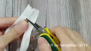 💎Zippers can be repurposed like this