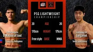 PFN: Armageddon Series 1 Main Event PSG Lightweight Championship Junhyung Lee vs Japhet Dequito 