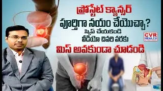 ప్రోస్టేట్&zwnj; క్యాన్సర్&zwnj; ను పూర్తిగా నయం చేయొచ్చా? | Prostate Cancer Facts | CVR HEALTH