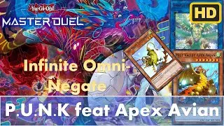P.U.N.K (punk) feat Mist Valley - Apex Avian Infinite Negate (Yu Gi Oh! Master Duel - Best Deck)