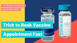 Covid 19 Vaccine Slot Finder | Trick to Book Vaccine Appointment | get Notification when Slot open