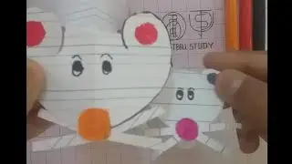 How to make paper rat/How to make paper mouse/Easy paper rat/Paper rat/Paper mouse..