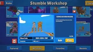 STUMBLE GUYS WORKSHOP Theme anomali garamraman dan madudung