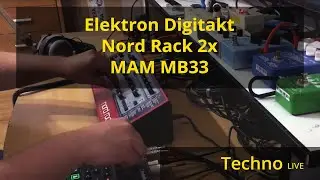 Shji - Entrophy | Elektron Digitakt, Nord Rack 2x, MAM MB33 Techno live