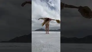 Hat chaos with a paid actor on the salt flats #saltflats #utah #selfhealing