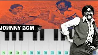 Johnny BGM | Piano Cover | #HappyBirthdayRajinikanth