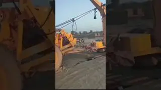 hydra crane accident | ra cranes #shortsfeed