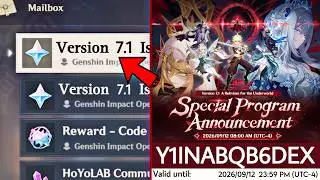 ✅OFFICIAL!! REDEEM CODES for 360+ PRIMOGEMS And 7.1 LIVESTREAM DETAILS – Genshin Impact