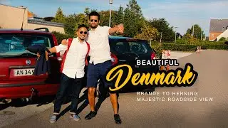 BEAUTIFUL DENMARK ROAD TRIP || BRANDE TO HERNING MAJESTIC ROADSIDE VIEW