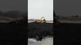 Dig a pond in the winter