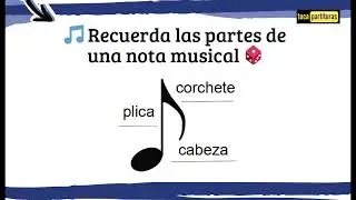 Lengua Musical: Partes de una Nota Musical Cabeza, Plica y Corchete