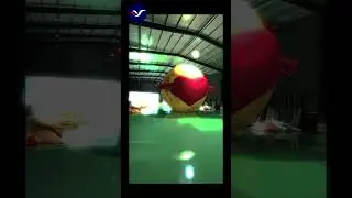 Giant Inflatable Moon Heart #activity #custom #inflatable #design #event #moon #heart #party #dj