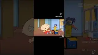 Scared Stewie with The Three Stooges Shemp Howard