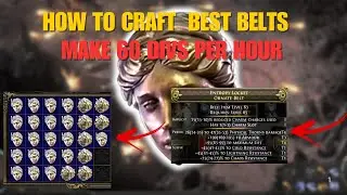 How I Made 80 Divines in One Hour Crafting Belts!