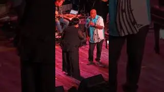 John had fun singing too!