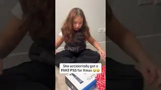 She ACCIDENTALLY got FAKE PS5 Gift for CHRISTMAS 🤣 @Mya.n.chichi