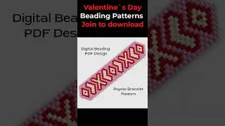 Valentine's Day Beading Patterns for Members #beadedjewelry #tutorial #diy