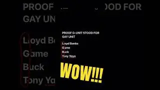 Proof 50 Cent is Gay!! #gunit #50cent #lloydbanks #youngbuck #thegame #tonyyayo #pride #pridemonth