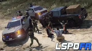 GTA 5 POLICIA | RAPTOR DE MARINA - ARRESTADO MI COMANDANTE | TheAxelGamer