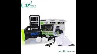 solar torch light with solar panel FM Bluetooth MP3 home solar lighting kits
