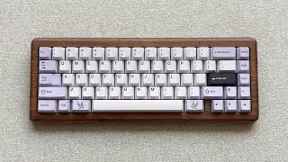 C3 Equalz Tangerine | KBDfans Dusk 67 (O-ring mount) | GMK Lavender