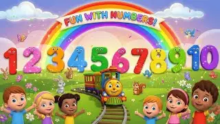 🚂 छुक-छुक ट्रेन के साथ गिनती 🎶 | 1-10 Numbers Song | Kids Hindi Song