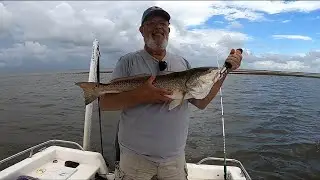Caught and Released Two Over Slot Redfish with Marshall