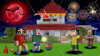 SHINCHAN SCARY DIWALI In Minecraft 😱😨 