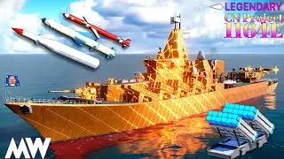 2x TRG GL & 2x Hyunmoo-3C On CN Project 1164E – Devastating Attack In Modern Warships gameplay !