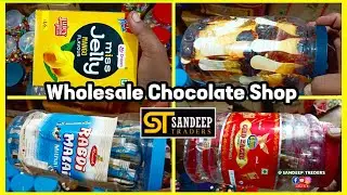 Sandeep Treders Wholesale Confectionery Shop || Chocolate Wholesale Market in Delhi