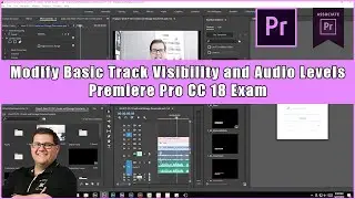 Premiere Pro CC 18 Exam - 3.2 Modify Basic Track Visibility and Audio Levels