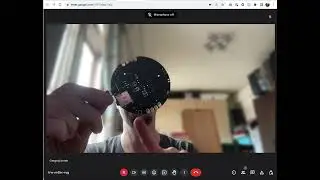 A custom USB HID mute button for Google Meet
