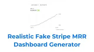 How to Generate a Realistic Fake Stripe MRR Dashboard