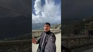 Mussoorie weather update 28 jan dhoop aur badal ☁️ #shortfeed #travelupdate #snowfallalert