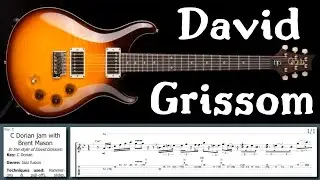 David Grissom - KILLER use of chromaticism, bebop PHRASING & motivic development