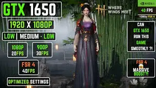 I Tested Where Winds Meet on GTX 1650 Laptop! Shocking Results!
