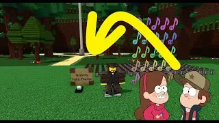 Gravity Falls Theme in Build a Boat!
