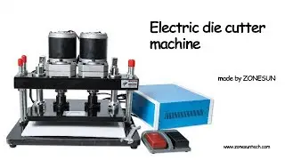 How to use the 35*22cm Electric die cutter machine