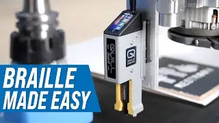 Make ADA Braille Signs EASILY with your CNC Machine