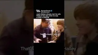 Justin Bieber already met his wife Hailey & her dad when he was a child in 2009 👀