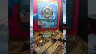 #Magic tricks with #coin and card #experiment awesome #shorts