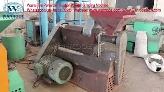 Waste Rubber  Pulverizer Tire Powder  Recycling Machine